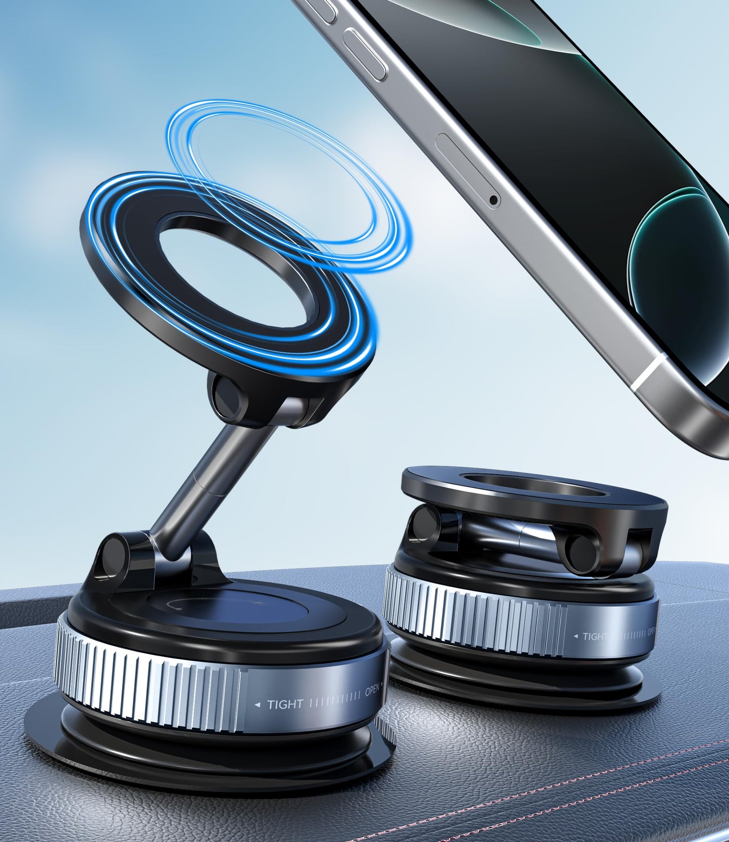 SUPPORT AUTO حامل الهاتف المغناطيسي 360 درجة