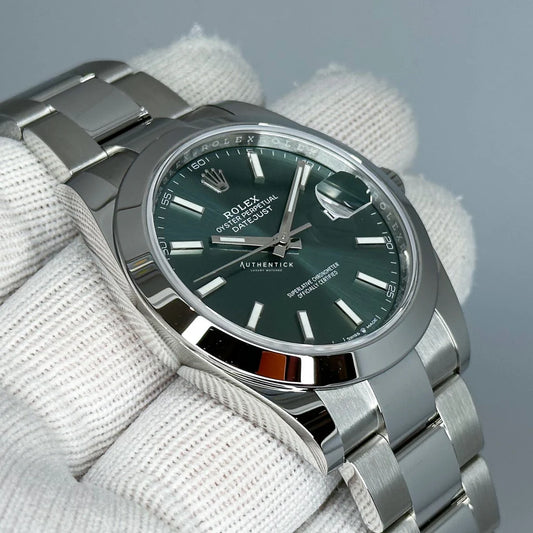 Rolex Date Just Green